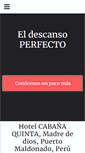 Mobile Screenshot of hotelcabanaquinta.com